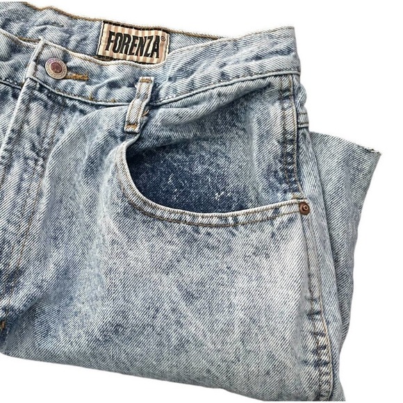 Vintage Forenza Women’s Mom Jean Shorts Cut Off Stone Wash 30” Waist‎ Y2K 90s - Picture 7 of 13